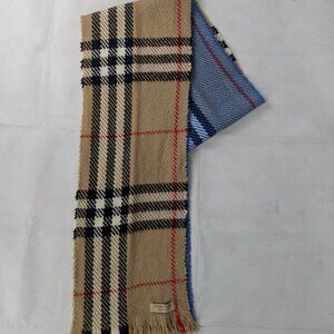 Burberry London England Classic Nova Check Beige/Blue Scarf
